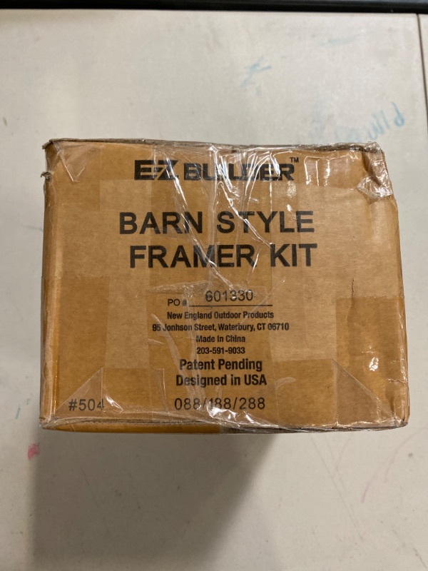 Photo 2 of Instant Framer Kit Barn Style Shed Kit
