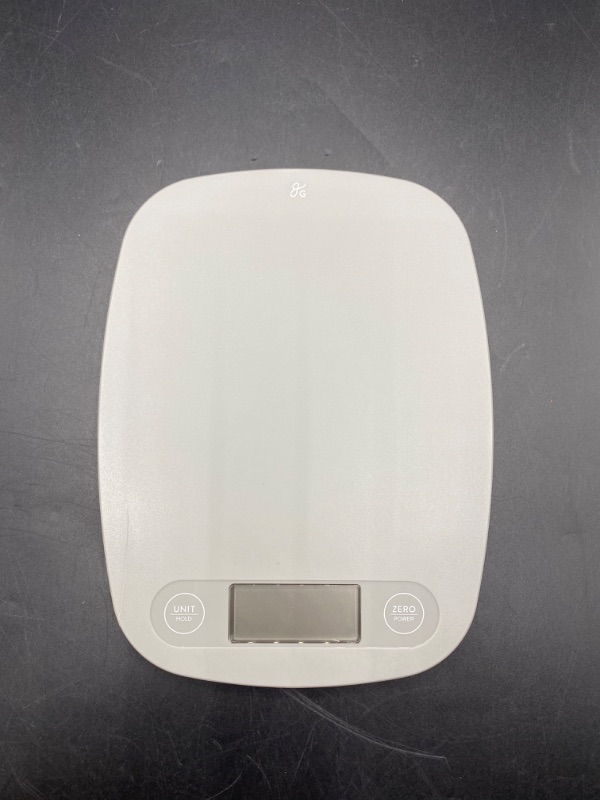 Photo 2 of Greater Goods Gray Food Scale - Digital Display Shows Weight in Grams, Ounces, Milliliters, and Pounds | Perfect for Meal Prep, Cooking, and Baking | A Kitchen Necessity Designed in St. Louis

