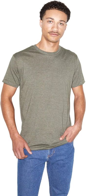 Photo 1 of American Apparel Unisex Tri-Blend Track T-Shirt, medium