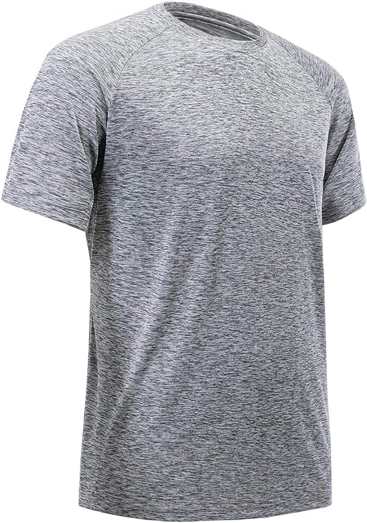 Photo 1 of (M) BALENNZ Workout Shirts for Men, Moisture Wicking Quick Dry Active Athletic Men's Gym Performance T Shirts- medium
