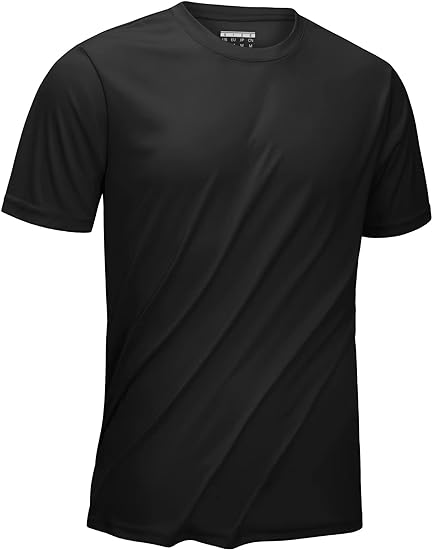Photo 1 of (M) KEFITEVD Men's Short Sleeve UPF 50+ Sun Protection Shirts Quick Dry Rashguard Swim Shirt SPF Workout Fishing Athletic T-Shirt- medium