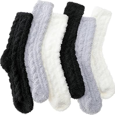 Photo 1 of Size 5-9 - ANTSANG Fuzzy Slipper Socks for Women Men Fluffy Warm Thick Winter Soft Plush Cozy Home Socks size 5-9
