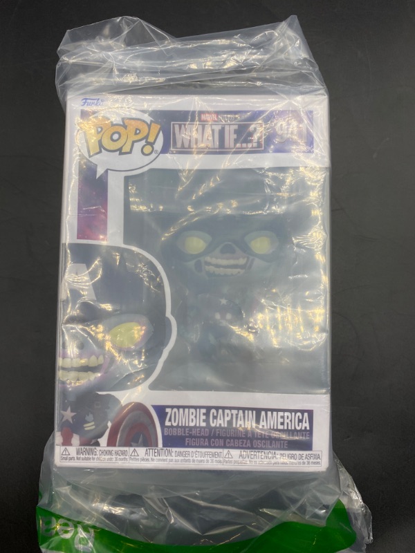 Photo 2 of Funko Marvel What If...? Pop! Zombie Captain America #948 Exclusive
