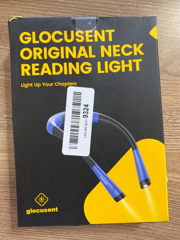 Photo 2 of Glocusent LED Neck Reading Light, Book Light for Reading in Bed, 3 Colors, 6 Brightness Levels, Bendable Arms, Rechargeable, Long Lasting, Perfect for Reading, Knitting, Camping, Repairing
