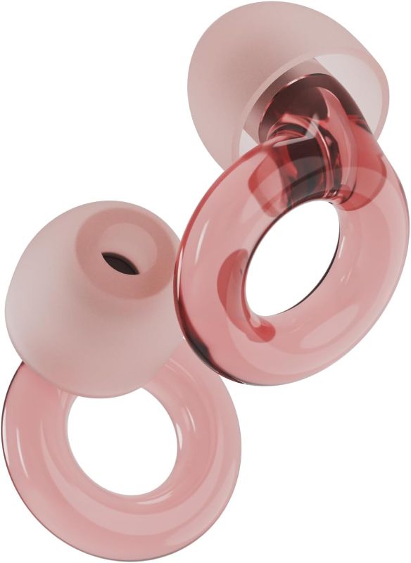 Photo 1 of Loop Engage Earplugs for Conversation –?Low-Level Noise Reduction with Clear Speech – Social Gatherings, Noise Sensitivity & Parenting –?8 Ear Tips in XS/S/M/L - 16 dB & NRR 10 - Rose
