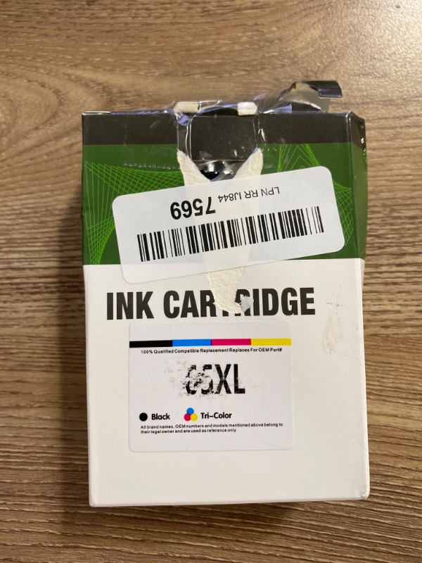 Photo 2 of Remanufactured 65XL Ink Raplacement for Hp 65 Ink Cartridges Black/Color Combo Pack for HP Deskjet 3755 3752 3772 3700 2652 2655 2622 2600 Envy 5055 5052 5070 5000(1 Black, 1 Tri-Color)
