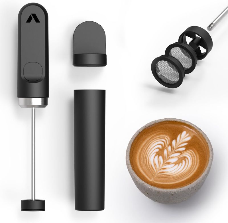 Photo 1 of Subminimal NanoFoamer V2 Lithium Handheld Milk Foamer | Rechargeable, Waterproof, Dual-Speed | Microfoamed Milk in 30 Seconds, Barista-Style Coffee Drinks at Home - Mother's Day Gift Ideas
