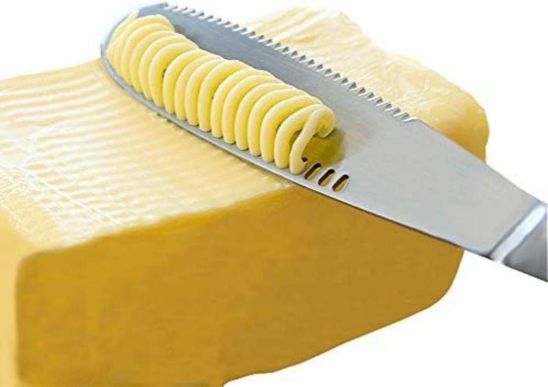 Photo 2 of Stainless Steel Butter Spreader, Butter Knife - 3 in 1 Kitchen Gadgets (1)
