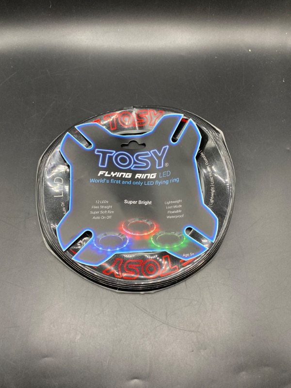 Photo 2 of TOSY Flying Disc - 16 Million Color RGB or 36 or 360 LEDs, Extremely Bright, Smart Modes, Auto Light Up, Rechargeable, Cool Fun Christmas, Birthday & Camping Gift for Men/Boys/Teens/Kids, 175g frisbee
