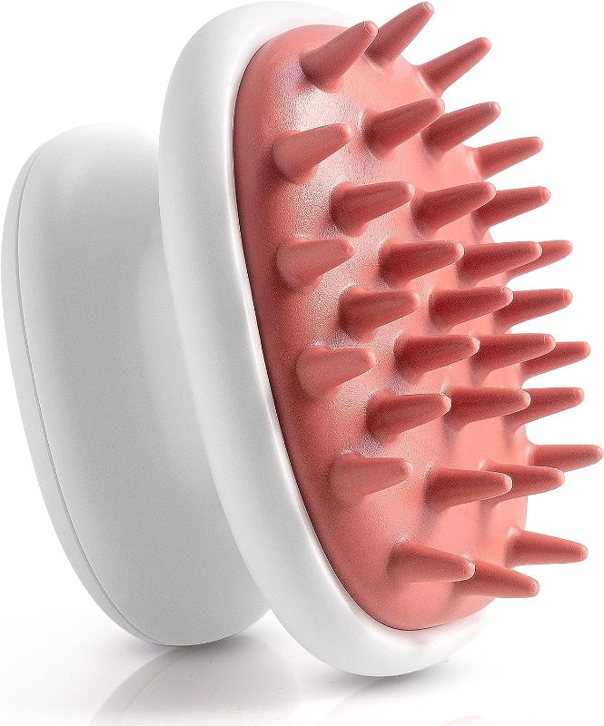 Photo 1 of KAMEDIS Fillable Scalp Massager Brush - Silicone Gentle Scalp Scrubber, Exfoliator & Dandruff Scrub Away - Use On Shower with Shampoo for Scalp Scrub. Suitable for Men & Women
