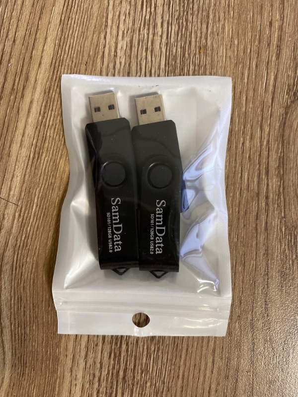 Photo 2 of 2 Pack 64GB High Speed USB 3.0 Flash Drive – Stylish All-Black 360° Metal Swivel USB Memory Sticks with Keychain Loop – Portable USB Pen Drive Bulk Pack for PC, Mac, TV, Car Audio, Video
