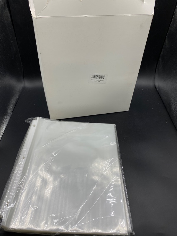 Photo 1 of Sheet Protectors, PANDRI 600 Pack Clear Heavy Duty Plastic Page Protectors Sheet Reinforced 11-Hole Fit for 3 Ring Binder Fits Standard 8.5 x 11 Paper, 9.25 x 11.25 Top Loaded, Acid Free
