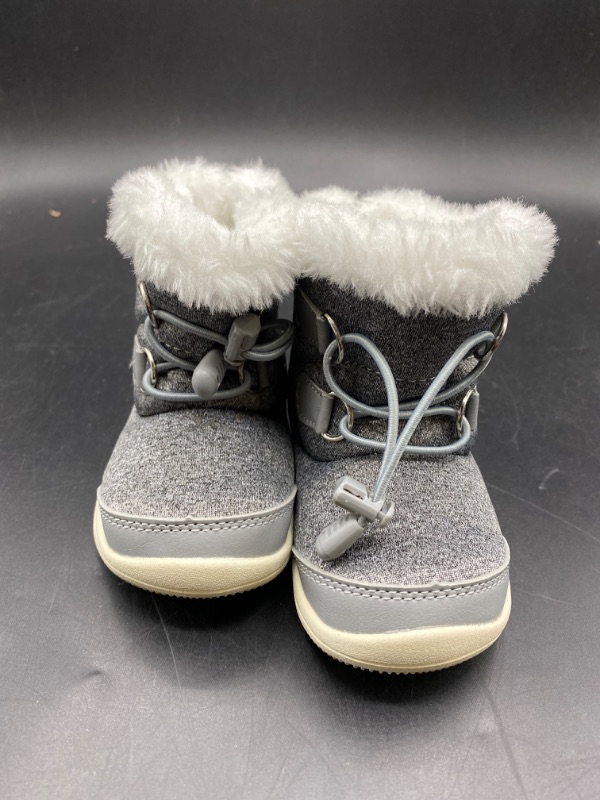 Photo 2 of size 4 BMCiTYBM Toddler Winter Snow Boots Boys Girls Cold Weather Baby Faux Fur Shoes (Infant/Toddler/Little Kid)
