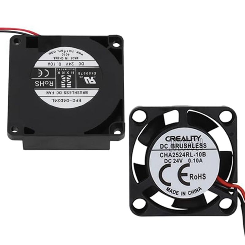 Photo 1 of 24V 4010 Blower Fan DC 24V 2510 Axial Cooling Fan Extruder Hotend Heat Sink Fan for Creality Ender 3 V3 SE/Ender 3 V3 KE 3D Printer Accessories Replacement (2 Pack)

