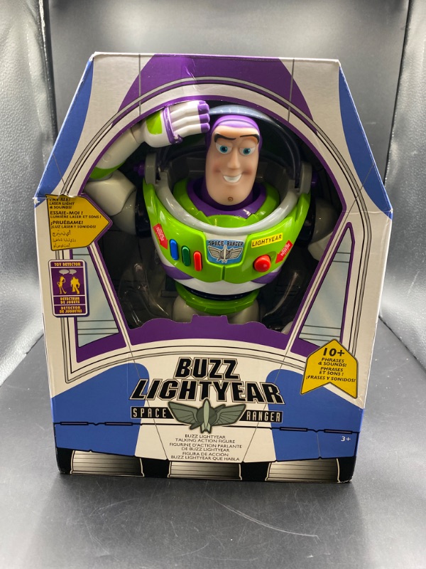 Photo 2 of Toy Story Disney Advanced Talking Buzz Lightyear Action Figure 12''
