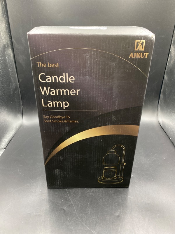 Photo 2 of Candle Warmer Lamp, with 2 Bulbs,Timer & Dimmer,Height Adjustable Electric Top Candle Melter,Compatible with Large Yankee Candle Jars,3 Wick Candles,110-120v,Black

