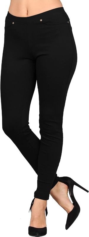Photo 1 of {S} Lildy Women's Denim Jeggings, Stretchable Cotton Blend
