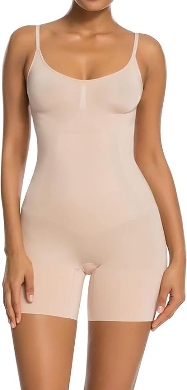 Photo 1 of {L/XL} SHAPERX Bodysuit for Women Tummy Control Shapewear Mid-Thigh Seamless Full Body Shaper
