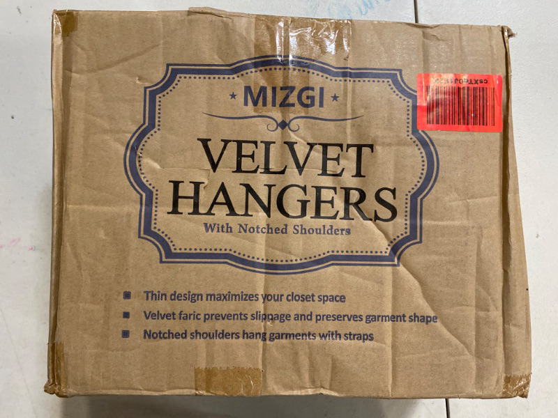 Photo 3 of MIZGI Premium Velvet Hangers (60 Pack) Heavy Duty - Non Slip Felt Hangers - Magenta Red - Rose Gold Hooks,Space Saving Clothes Hangers,Durable Strong Hangers for Suits,Coats
