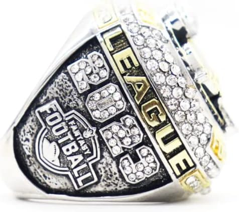 Photo 1 of {9} 2023 Fantasy Football Championship Ring MVP Trophy Prize for Fans Mens' Souvenir Gift
