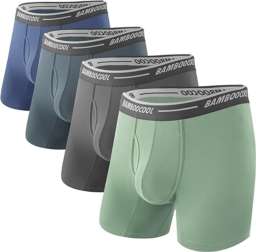 Photo 1 of {L} BAMBOO COOL Men's Underwear Boxer Briefs Soft Breathable Underwear 