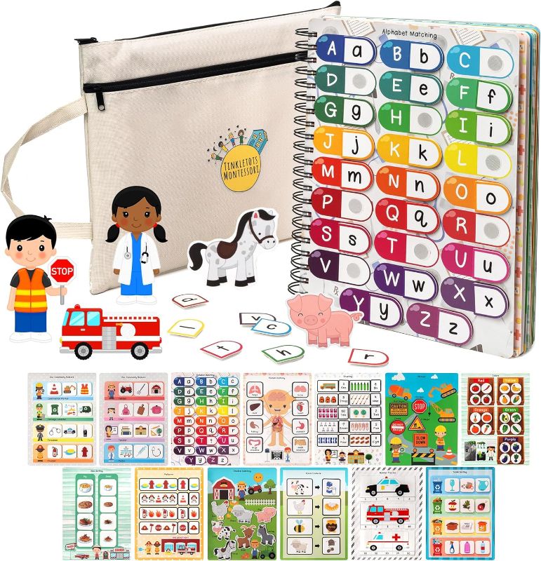Photo 1 of Busy Book for Toddlers Ages 3 and Up - Pre K Preschool Learning Activities Book - Autism Sensory - Kindergarten Educational Toys for 3 Year Old - My Preschool Busy Book Ages 3-4
