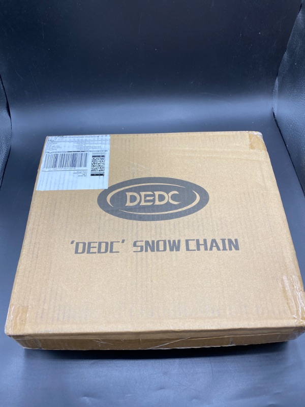 Photo 2 of DEDC Snow Chains for Car, Snow Tire Chains for SUVs and Trucks, Auto Trac Tire Traction Wheel Chains 1 Min Quick Fit Easy Chainsaw Reusable Universal Emergency Traction Chain - Set of 2 MS1519
