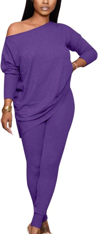 Photo 1 of {3XL} Purple Long Sleeve Shirt with Matching Pants