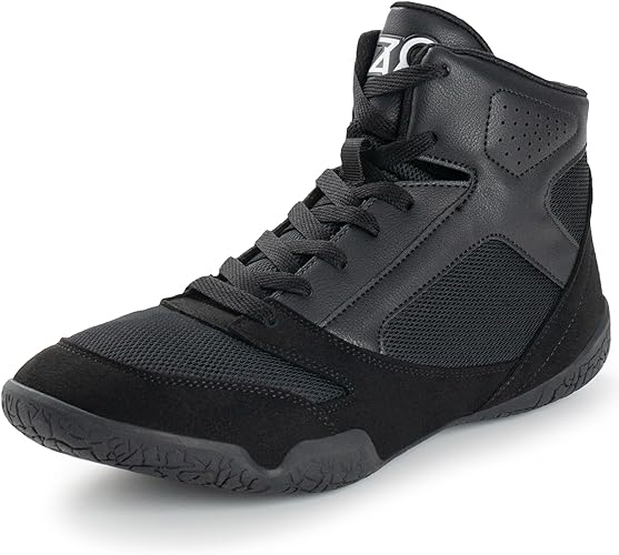 Photo 1 of {12} ZVC Wrestling Shoes Men Boxing Shoes for Fighting Shoes Powerlifting Bodybuilding Boots Footwear
