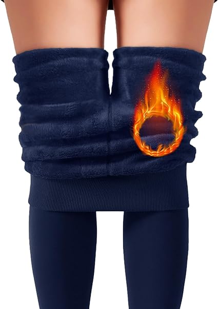 Photo 1 of [xs] AHLW Winter Warm Fleece Lined Leggings for Women Thermal Tight Leggings Elastic Soft Comfortable Velvet Pants
