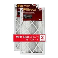 Photo 1 of Filtrete™ Allergen Defense Filter AD01-2PK-1E, 16 in x 25 in x 1 in (40.6 cm x 63.5 cm x 2.5 cm) ,
