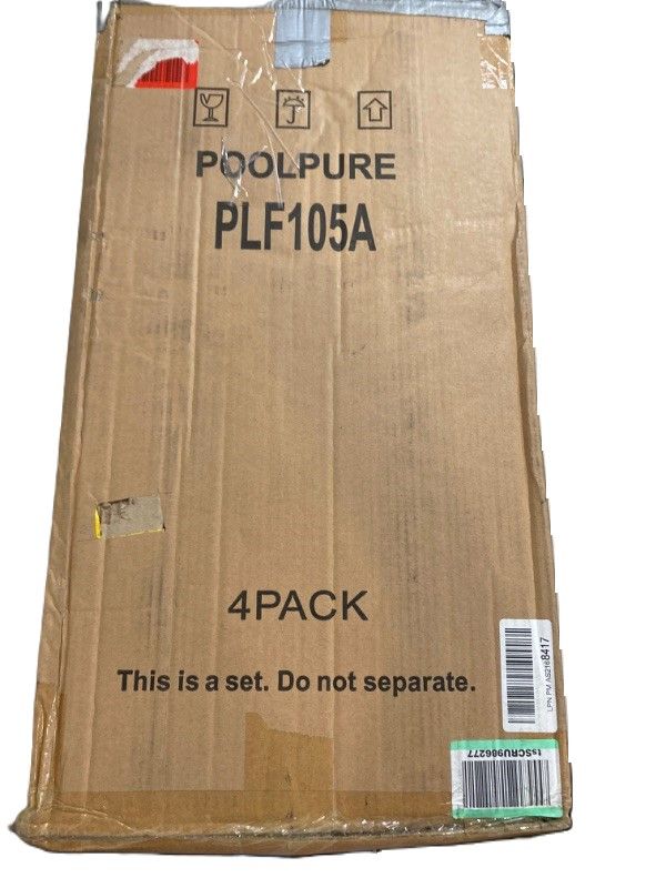 Photo 2 of POOLPURE PCC105-PAK4 Replaces Pentair CCP420, 178584, Ultral-A6, Unicel C-7471, 817-0106, R173576, Filbur FC-1977, 570-0425-07, Pentair Clean and Clear Plus 420, L x OD: 26"x7", 4X105 sq.ft. Cartridge
