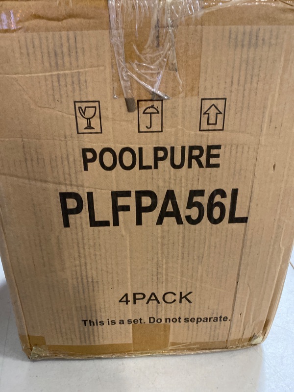 Photo 2 of POOLPURE Pool Filter Replaces PA56L, PA56L-PAK4, Unicel C-7456, Hayward CX481-XRE, CX481-XRE, SwimClear C2030, 4 PACK
