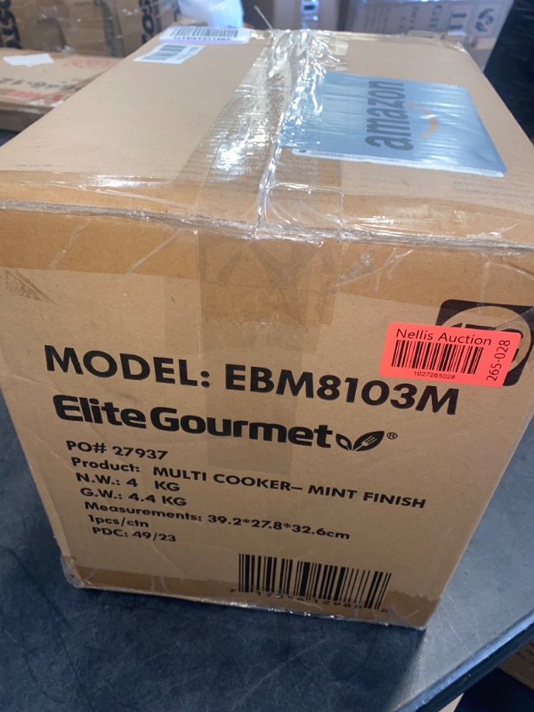 Photo 3 of Elite Gourmet EBM8103M Programmable Bread Maker Machine 3 Loaf Sizes, 19 Menu Functions Gluten Free White Wheat Rye French and more, 2 Lbs, Mint