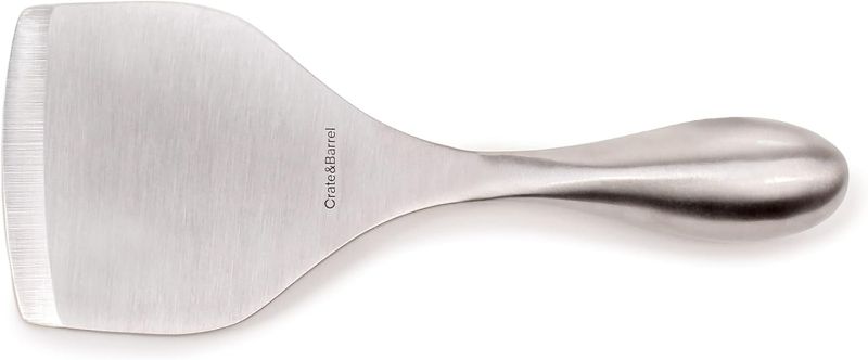 Photo 1 of Berghoff Aaron Probyn Stainless Steel Blade Gorge Wedge Cheese Knife 7.25", Ergonomically Designed Handle, Sharp, Well Balanced