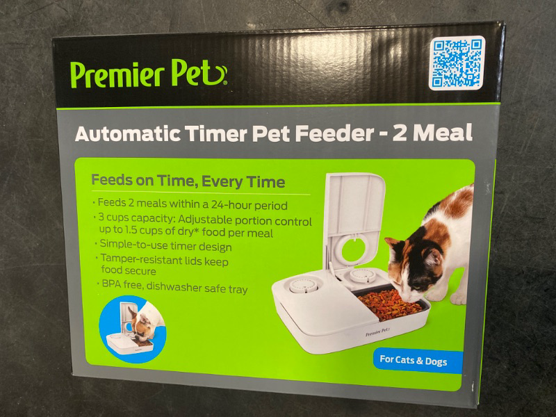 Photo 2 of Premier Pet Automatic Timer Pet Feeder - Feeder that Dispenses Dog and Cat Dry Food