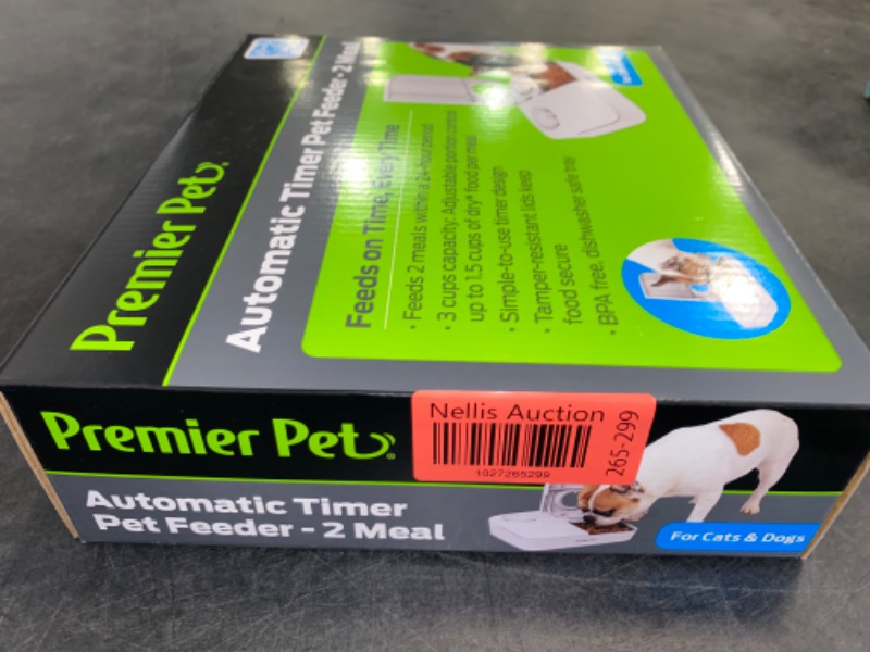 Photo 3 of Premier Pet Automatic Timer Pet Feeder - Feeder that Dispenses Dog and Cat Dry Food