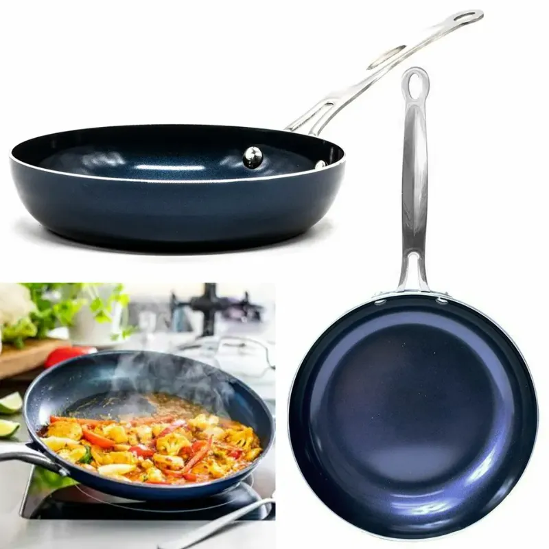 Photo 1 of Blue Sapphire Ceramic Coated Frying Pan
