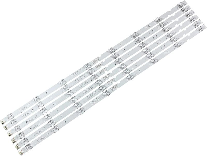 Photo 1 of PANMILED 6 Pieces LED Backlight Strips for TCL 65'' TV JL.D65081330-365AS-M_V03 65D6 65S421 65S423 65S425 65HR330M08A1
