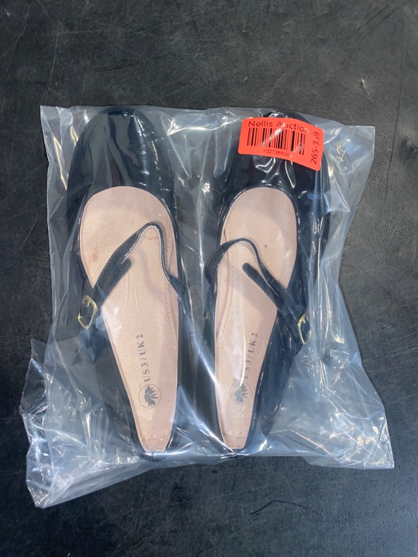 Photo 1 of Size 3 - Girls Dress Shoes-Mary Jane Shoes for Girls, Princess Wedding Party Flower Girl School Shoes Low Heel Flats for Little/Big Kids