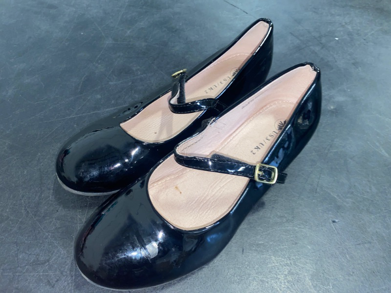 Photo 1 of Size 3 - Girls Dress Shoes-Mary Jane Shoes for Girls, Princess Wedding Party Flower Girl School Shoes Low Heel Flats for Little/Big Kids
