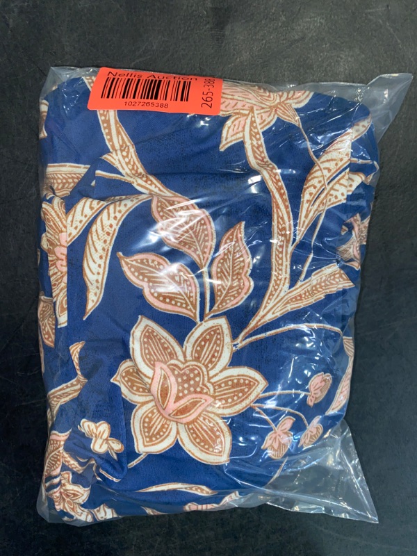 Photo 1 of CUPSHE Women's Ruffled One Piece Swimsuit V Neck Lace Up, Size XL
