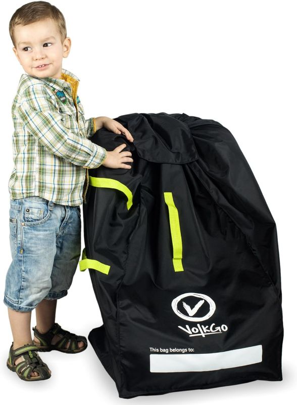 Photo 1 of V VOLKGO Car Seat Bags for Air Travel for Airplane, Easy Carry Durable Seat Gate Check Bag, Car Seat Bag, Carseat Travel Cover, Carseat Travel Bag, Car Seat Cover for Airplane Travel