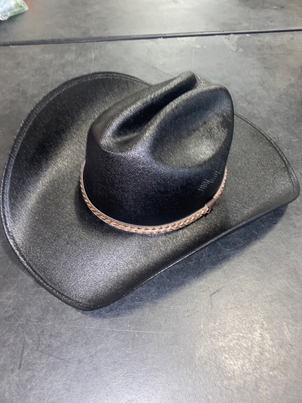 Photo 1 of Western Cowboy & Cowgirl Hat Pinch Front Wide Brim Style Size LARGE to X-LARGE 
