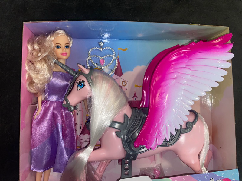 Photo 2 of MEGAFUN Princess Doll and Unicorn