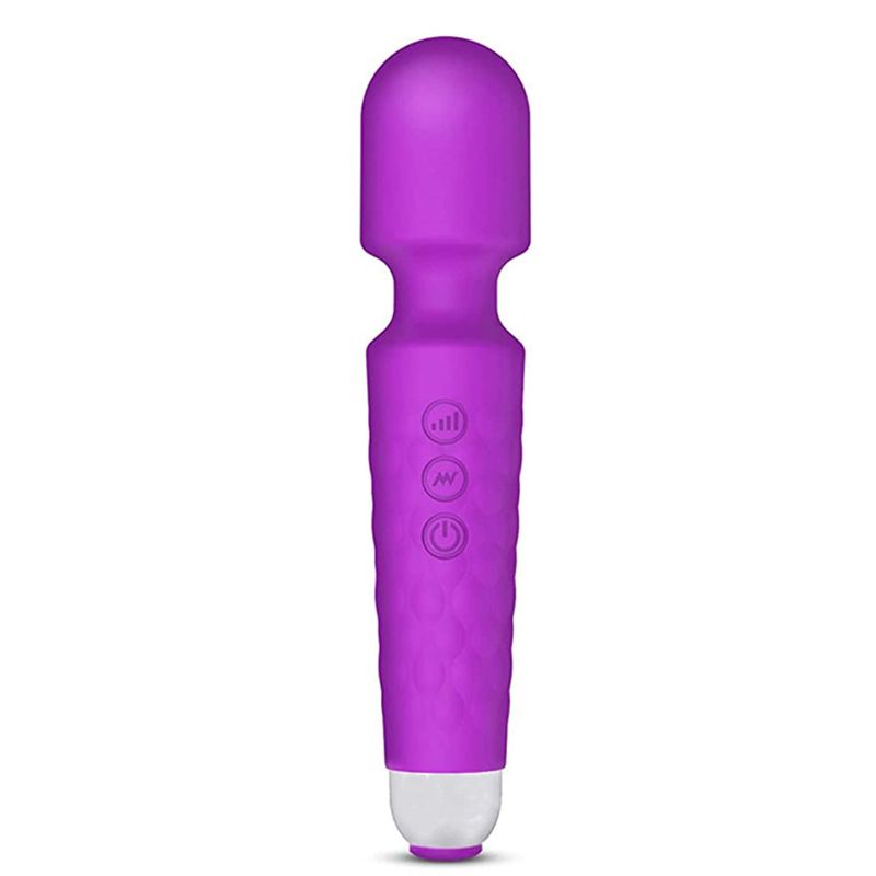 Photo 1 of SENDRY Wand Massager - New Upgrade 160 Magic Vibration Modes - Handheld Wireless Waterproof Mute Rechargeable Personal Massager for Neck Shoulder Back Body Relieves Muscle Tension(Purple)