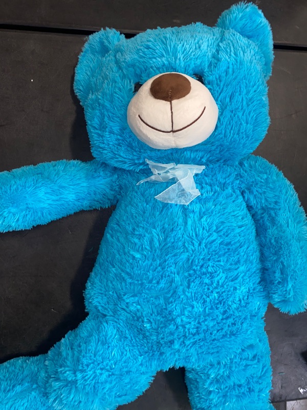 Photo 2 of HollyHOME Teddy Bear Plush Giant Teddy Bears Stuffed Animals Teddy Bear Love 36 inch Lake Blue
