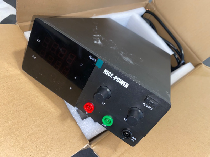 Photo 2 of NICE-POWER DC Power Supply Variable, 30V 20A 600W High Power Bench Power Supply with Encoder Knob, Benchtop Lab Power Supply, Adjustable Switching Regulated Power Supply
