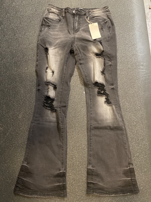 Photo 1 of Flamingals Flared Ripped ( Size Medium) Jeans 
