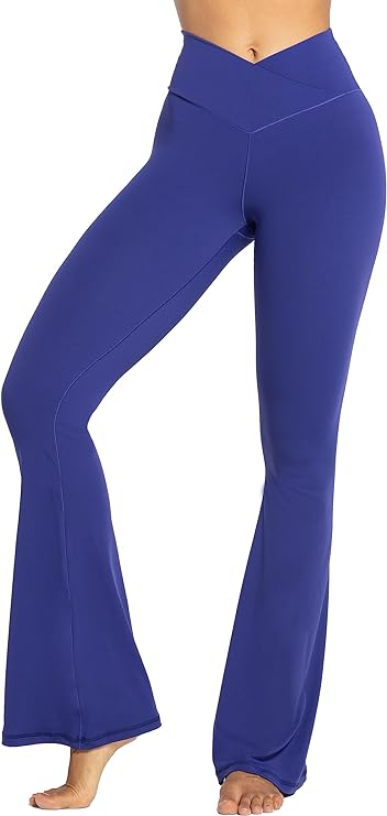 Photo 1 of Size Small Sunzel Flare Leggings, Crossover Yoga Pants with Tummy Control, High-Waisted and Wide Leg

